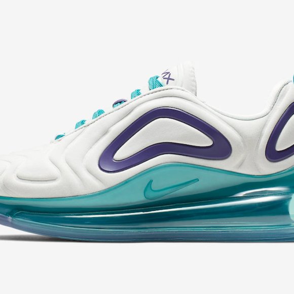 Nike Air Max 720 White Purple Spirit Teal Running - Picture 4 of 11